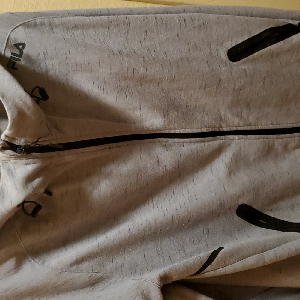 Fila Men's  Hooded Sport Jacket. Size Large